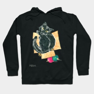 2013 Holiday ATC 2 - Cat in Ornament Box Hoodie